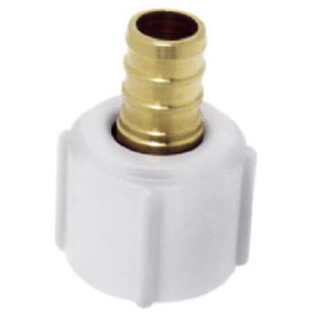Cash Acme / Sharkbite Sharkbite-Cash Acme 137589 0.5 x 0.5 in. Brass Straight Swivel Adapter 137589
